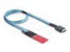 Delock M.2 Key M to 1 x OCuLink SFF-8611 Converter with 45 cm cable