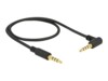 Delock Audiokabel 50cm Sort