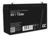 Green Cell Alarm system battery Blysyre 15Ah
