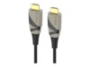Prokord HDMI FIBER 2.0 PREMIUM HDMI-kabel med Ethernet 5m Sort