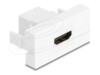 Delock Easy 45 Module HDMI female to HDMI female 4K 60Hz white