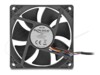 DeLOCK Fan 1-pack Sort 80 mm