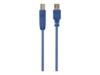 Gembird USB-kabel 3m Blå