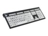 LogicTastatur XL Print Tastatur Kablet Tysk