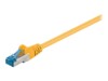 goobay CAT 6a SFTP, PiMF 15m Patchkabel Yellow
