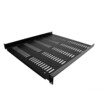 StarTech.com 1U Server Rack Shelf - Universal Vented Rack Mount Cantilever Tray for 19' Network Equipment Rack & Cabinet - Durable Design - Weight Capacity 55lb/25kg - 20' Deep Shelf, Black(SHELF-1U-20-FIXED-V) Rackhylde Sort