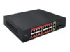 Qoltec 16-porte Gigabit Ethernet PoE