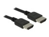 Delock Premium HDMI-kabel med Ethernet 1.5m Sort
