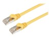 Prokord CAT 6a Kabel med afskærmning med folie og kobberfletning (SFTP 1m Netværkskabel Yellow