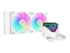 Deepcool LT240 WH ARGB kølesystem 1-pack Hvid 120 mm