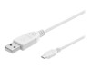 goobay USB-kabel 15cm Hvid