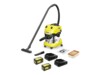 Kärcher WD 4-18 S Dual Battery Set Støvsuger Gul