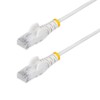 StarTech.com 10m White Slim CAT6 Ethernet Cable, Snagless, 28AWG, LSZH CAT 5/5e/6 Ikke afskærmet parsnoet (UTP) 10m Patchkabel Hvid