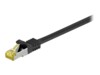 goobay CAT 7 SFTP, PiMF 7.5m Patchkabel Sort