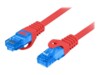 Lanberg CAT 6a S/FTP 2m Patchkabel Rød RAL 3017