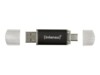 Intenso Twist Line 32GB USB 3.2 Gen 1 / USB-C USB stick Sort