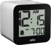 Braun BC 25 WP weiß Quarzwecker mit Sprachausgabe