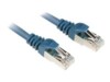Sharkoon CAT 6 Kabel med afskærmning med folie og kobberfletning (SFTP 1.5m Patchkabel Blå