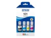 Epson 101 Multipack Sort Gul Cyan Magenta Blækbeholder C13T03V64A