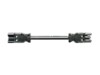 Bachmann Strøm GST18i3 (female) - Strøm GST18i3 (male) Sort 1m Forlængerkabel til strøm