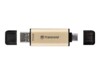 Transcend JetFlash 930C 512GB USB 3.2 Gen 1 / USB-C USB stick Guld