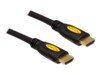 Delock High Speed HDMI-kabel med Ethernet 1.5m Sort