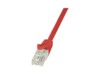 LogiLink EconLine CAT 6 Ikke afskærmet parsnoet (UTP) 3m Patchkabel Rød