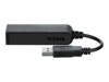 D-Link Netværksadapter USB 2.0 100Mbps Kabling