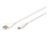DIGITUS USB Type-C kabel 2m Hvid