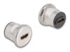 Delock HDMI adapter Sort Sølv