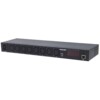 Intellinet 19' Intelligent PDU, 19' Rackmountable C13 Intelligent Power Distribution Unit; Monitors Power, Temperature and Humidity (Euro 2-pin plug) Strømfordelingsenhed 8-stik Sort
