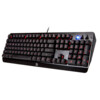 Tt eSPORTS Challenger Edge Tastatur Membran 8 farver Kabling Tysk