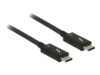 Delock Thunderbolt kabel 50cm Sort