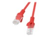 Lanberg CAT 6 Kabel med folie og kobberfletning (FTP) 50cm Patchkabel Rød RAL 3017
