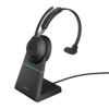 Jabra Evolve2 65 MS Mono Trådløs Høretelefoner Sort