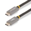 StarTech.com 3ft (1m) USB4 Cable, USB-IF Certified USB-C Cable, 40 Gbps, USB Type-C Data Transfer Cable, 100W Power Delivery, 8K 60Hz, Compatible w/Thunderbolt 4/3/USB 3.2 - USB C to C cable (CC1M-40G-USB-CABLE) USB Type-C kabel 1m Sort