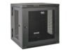 Tripp Lite 12U Wall Mount Rack Enclosure Server Cabinet Swinging Hinged Door Deep Rack Sort
