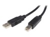 StarTech.com 0.5m USB 2.0 A to B Cable M/M USB-kabel 50cm Sort