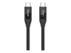 Unitek USB Type-C kabel 80cm Sort
