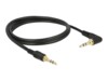 Delock Audiokabel 1m Sort
