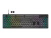 CORSAIR K55 CORE RGB Tastatur Membran 10 zone RGB Kabling Nordisk