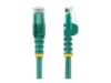 StarTech.com 5m CAT6 Cable - Green Snagless CAT 6 Wire - 100W RJ45 UTP 650MHz Category 6 Network Patch Cord UL/TIA (N6PATC5MGN) CAT 6 Ikke afskærmet parsnoet (UTP) 5m Patchkabel Grøn