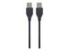 Cablexpert USB-kabel 1.8m Sort