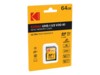 Kodak SDXC UHS-I Memory Card 64GB 95MB/s