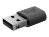 Logitech USB 2.0 USB-adapter Sort