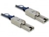 DeLOCK Serial Attached SCSI (SAS) eksternt kabel Sort 1m