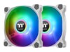 Thermaltake Pure Duo 14 ARGB Sync Radiator Fan Fan 2-pack Hvid 140 mm