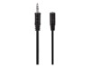 LogiLink Forlængerkabel til audio 10m Sort