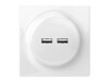 Fibaro Walli N USB Outlet Hvid