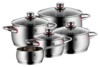 WMF Cooking Pot Quality One Set 5pcs (07 7455 6380) WMF7455 WMF 7455